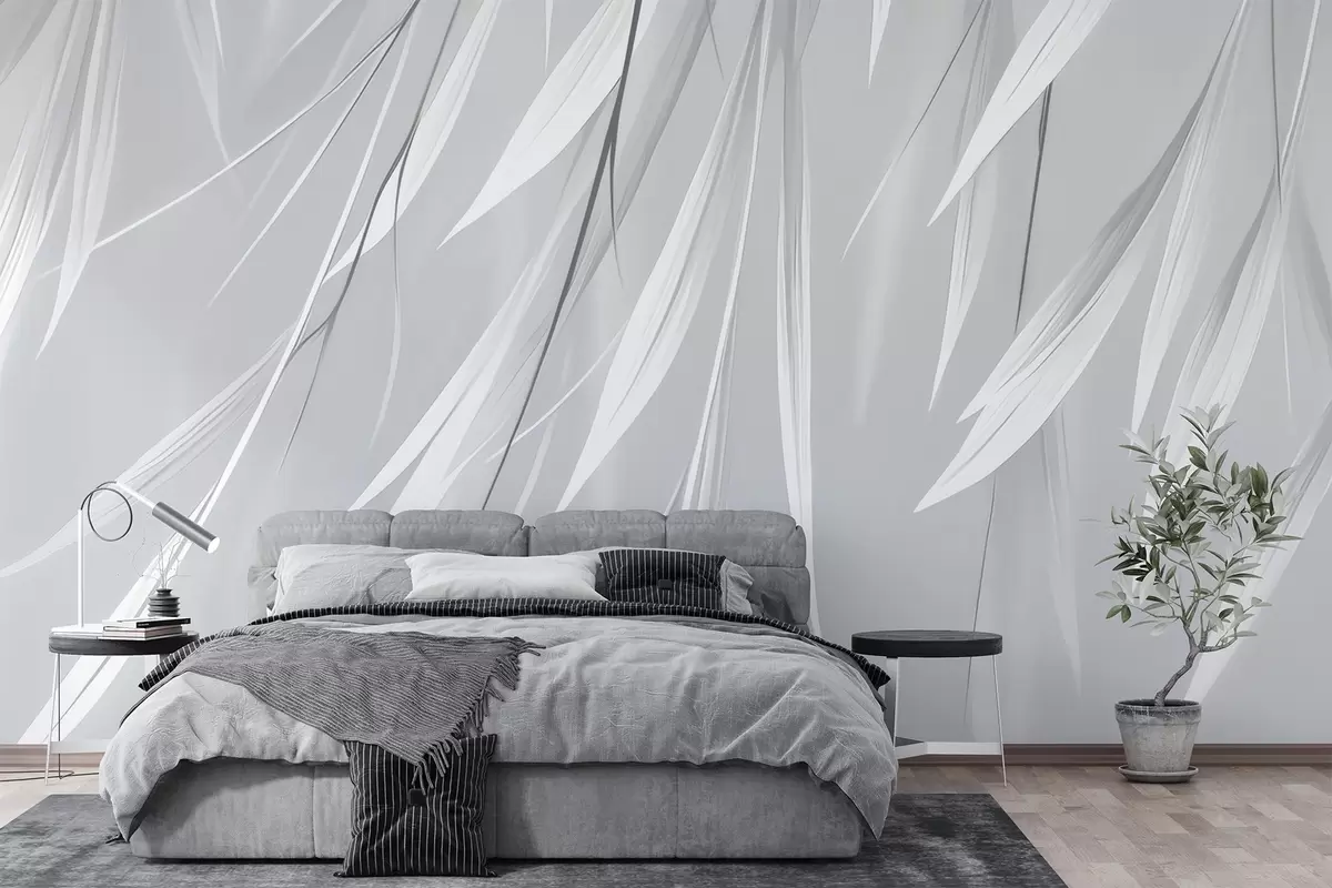 Fototapete Hängende dünne Blätter w04703v3