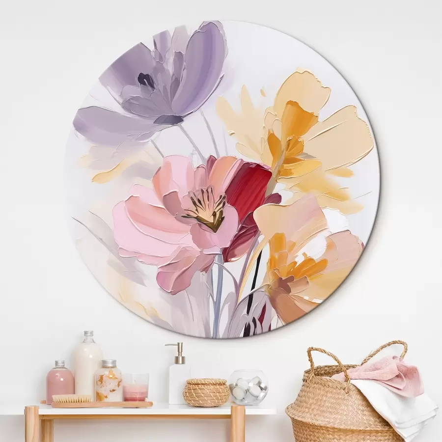 Wandbilder Abstrakter Blumenstrauß r46355