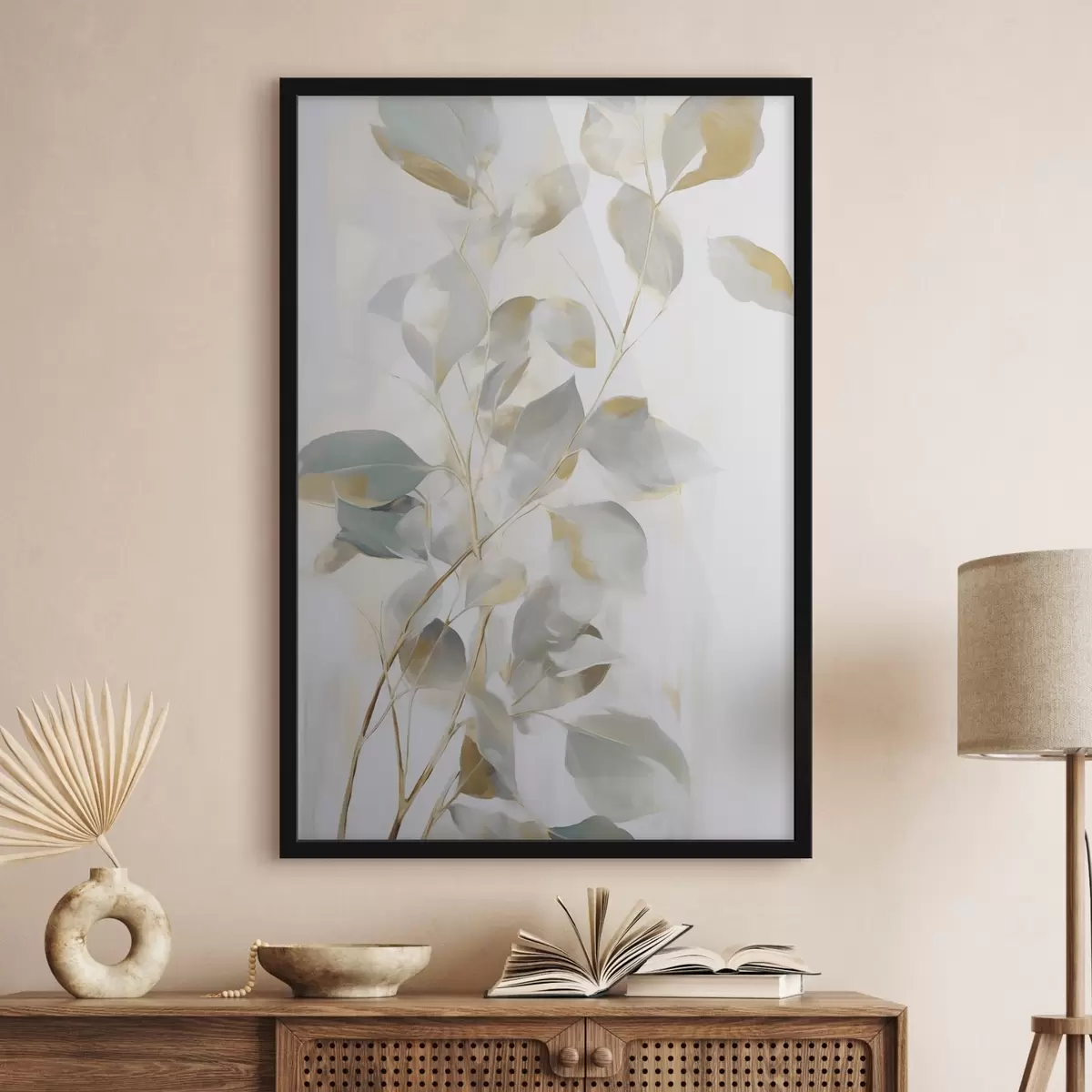 Poster Abstrakte Blätter f46349