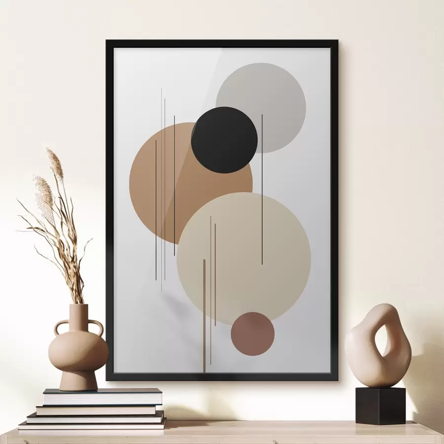 Fototapete Abstrakte geometrische Komposition f46351