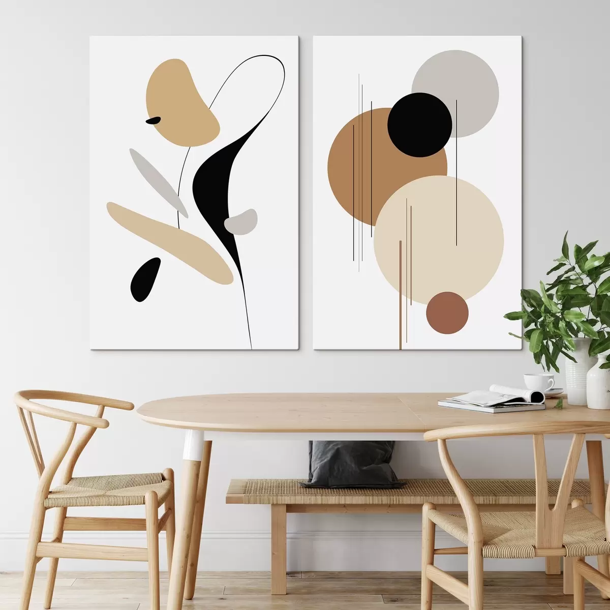 Wandbilder Abstrakte geometrische Komposition m00908