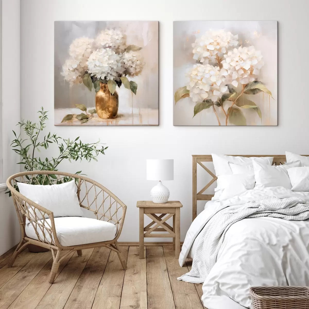 Wandbilder Zarte Hortensien m00857