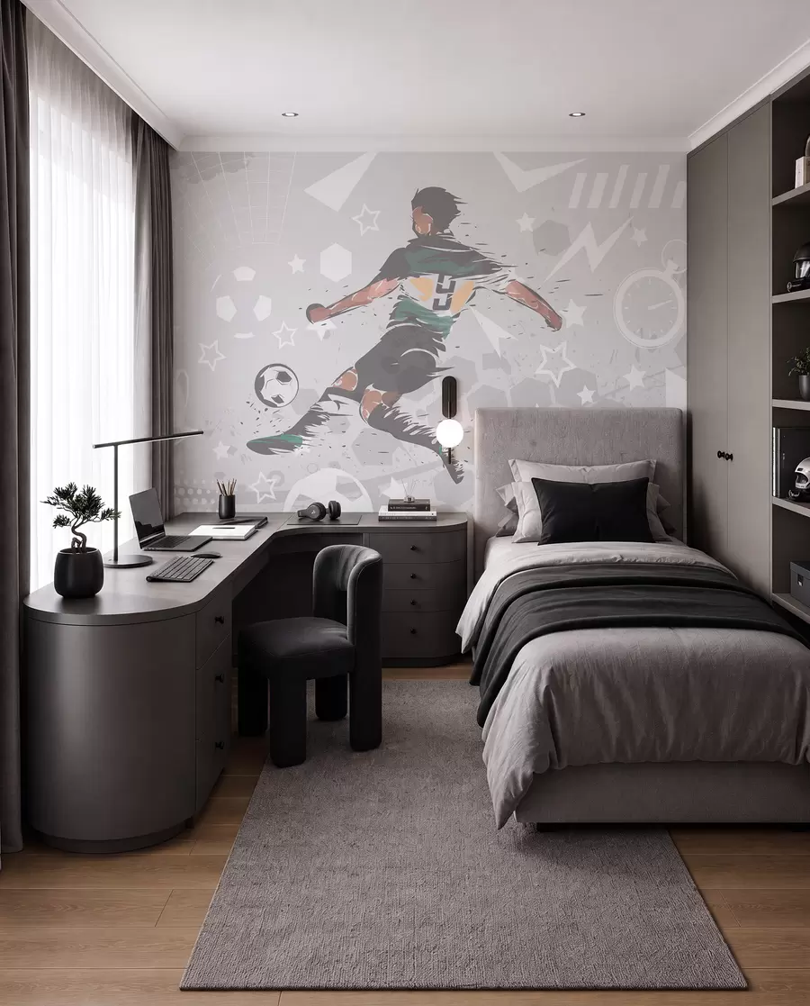 Fototapete Fußballspieler, Sport w04763