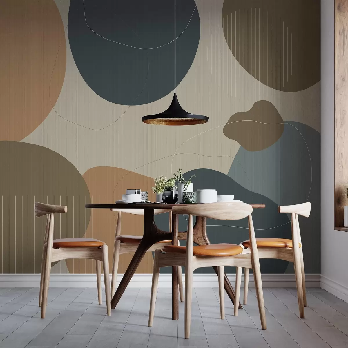 Fototapete Abstrakte Kreise w04759v1