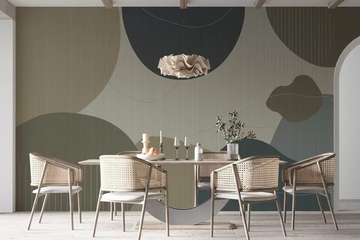 Fototapete Abstrakte Kreise w04759v2