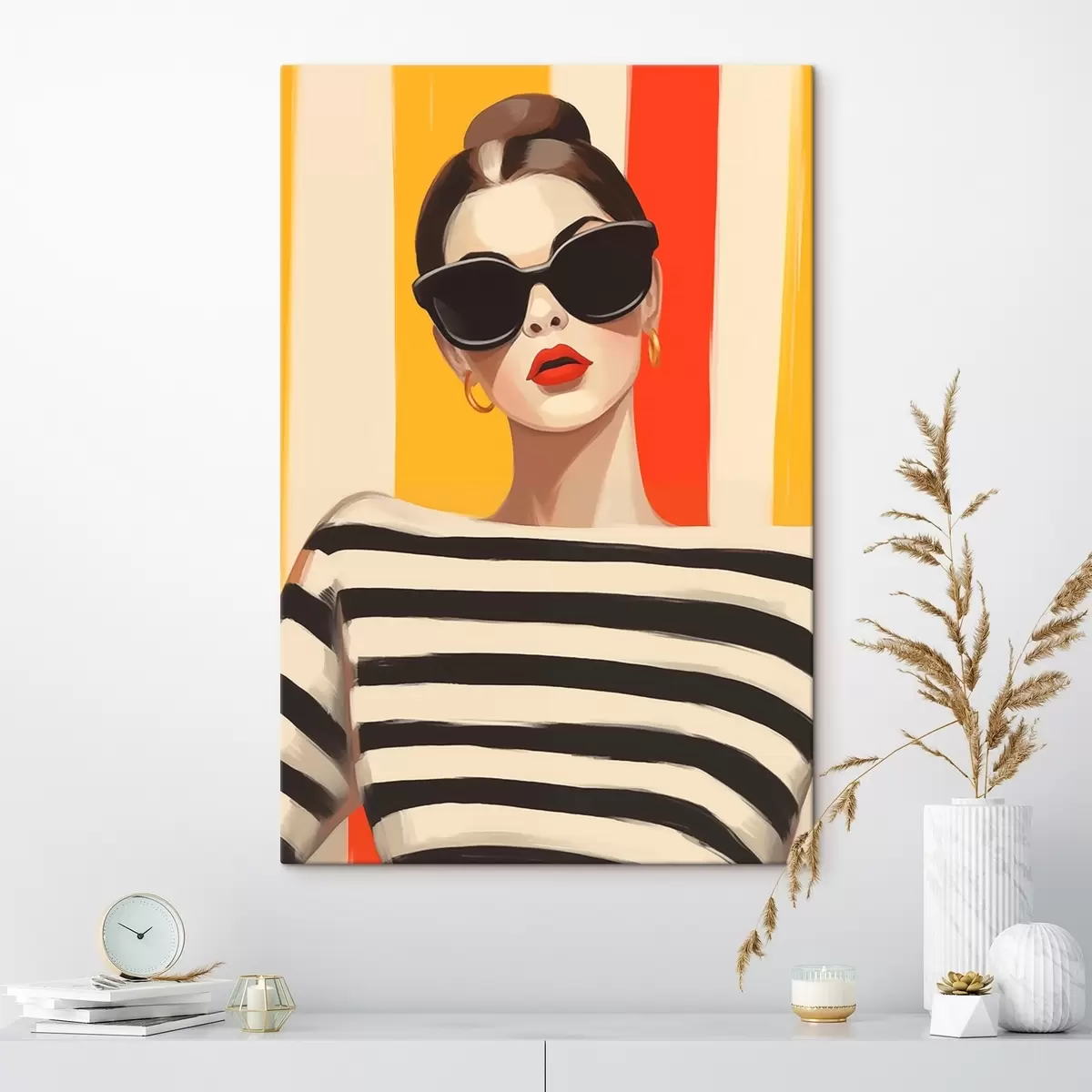 Wandbilder Modebewusstes Mädchen s46418