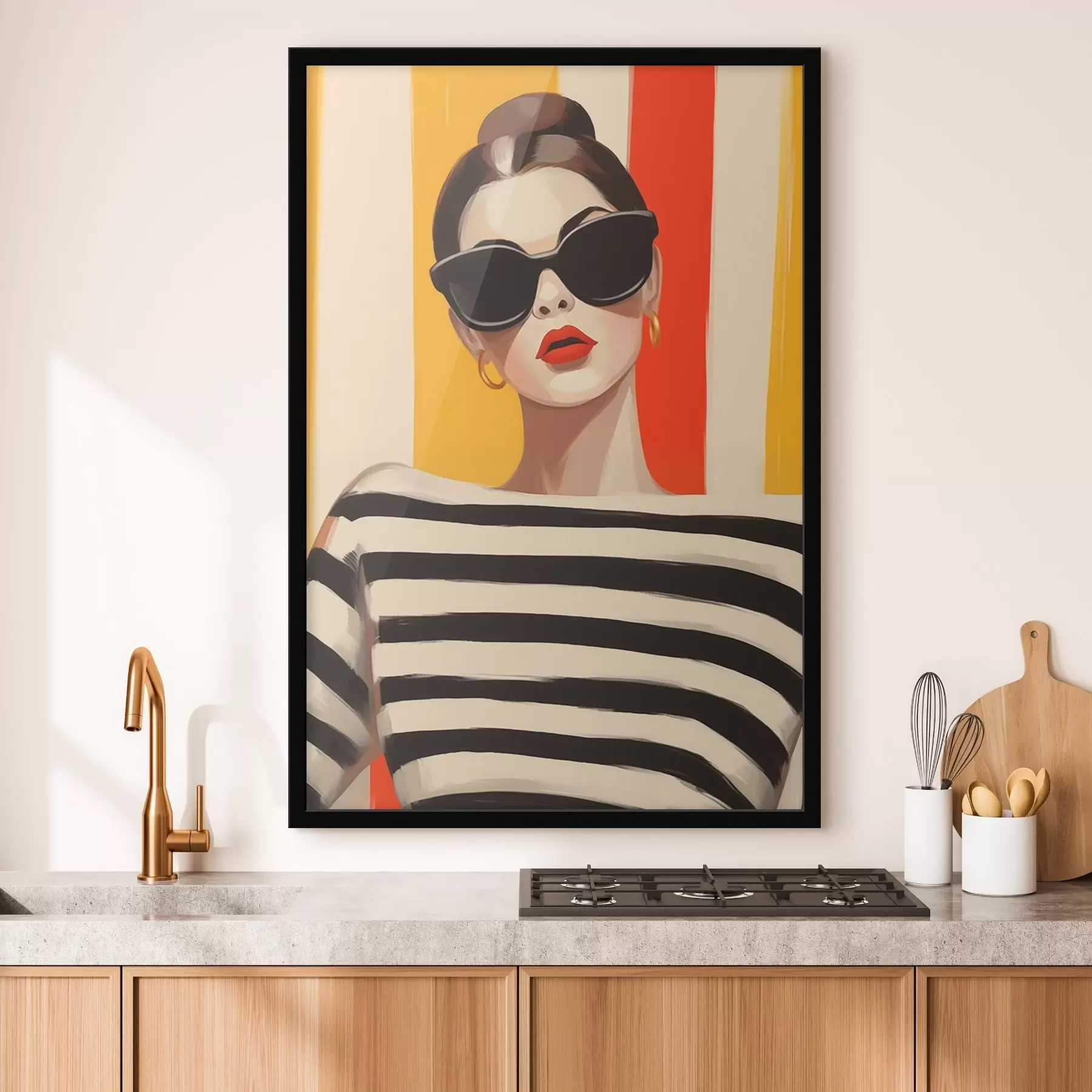 Fototapete Modebewusstes Mädchen f46418