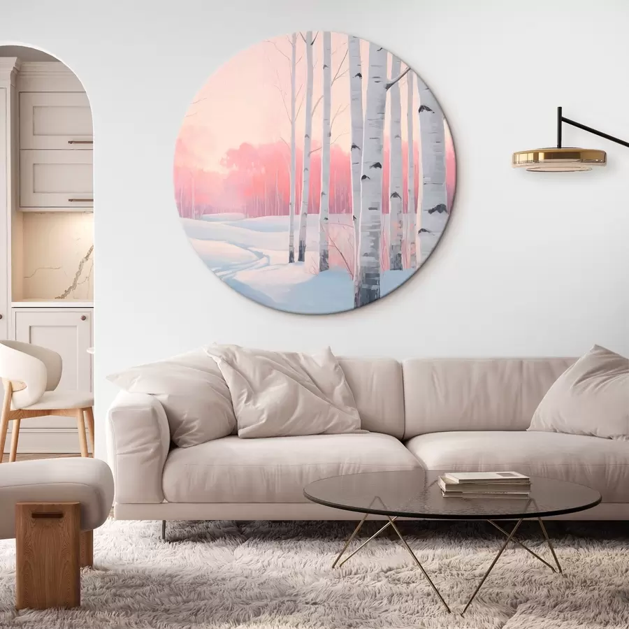 Wandbilder Birkenwald r46405