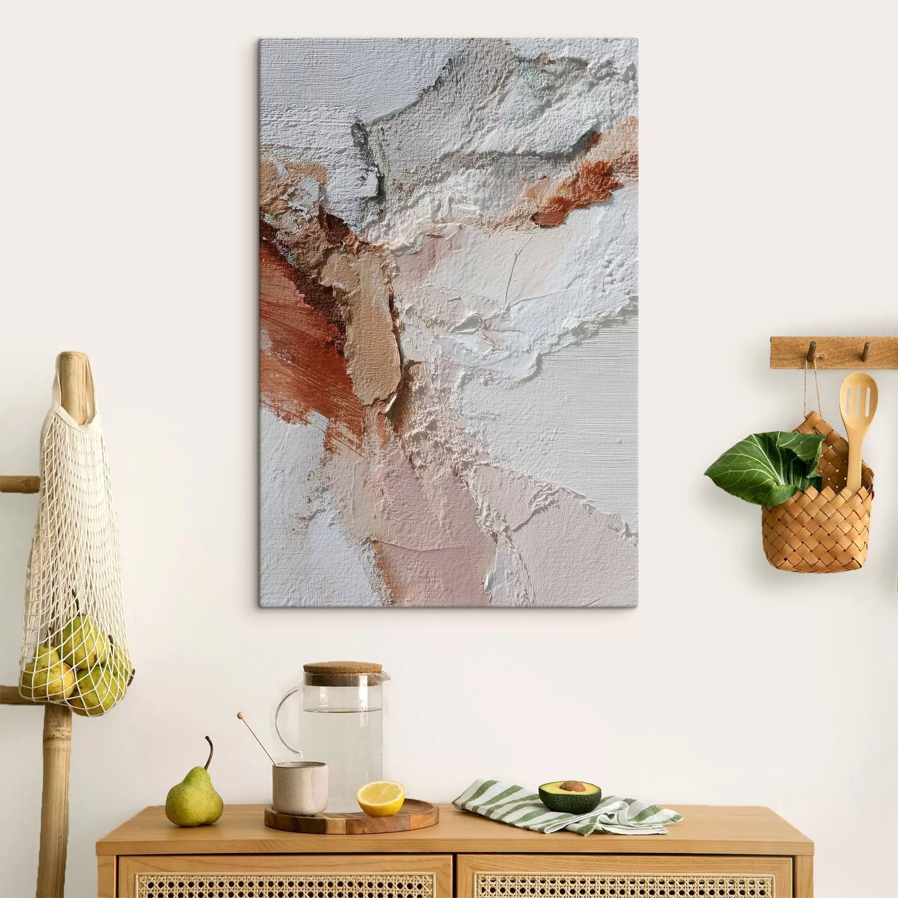 Wandbilder Strukturierte Striche s46391