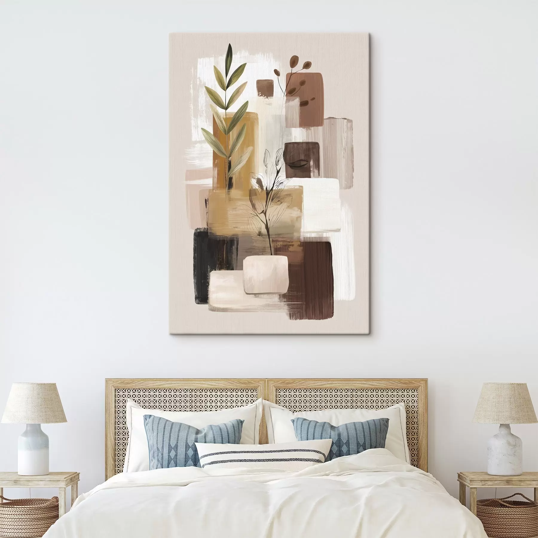 Wandbilder Blattabstraktion s46394