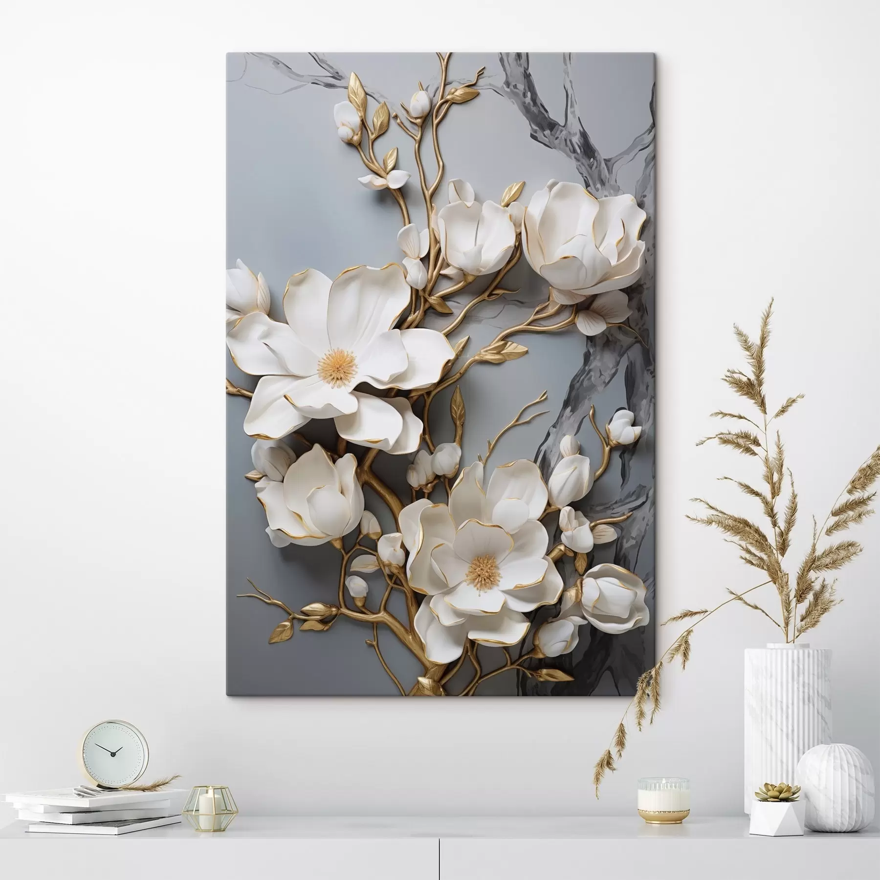 Wandbilder Abstrakte Blumen s46401