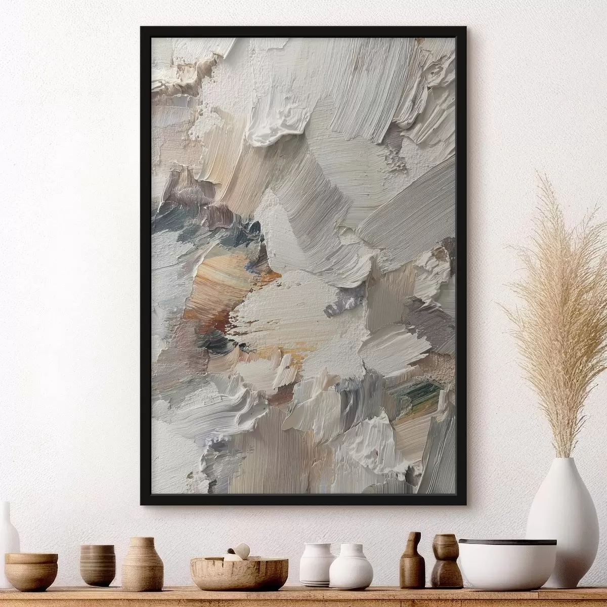 Poster Strukturierte Striche f46386