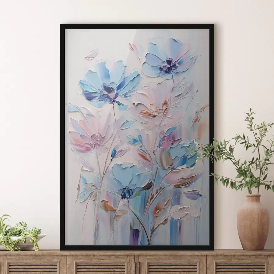 Fototapete Gemalte Blumen f46392