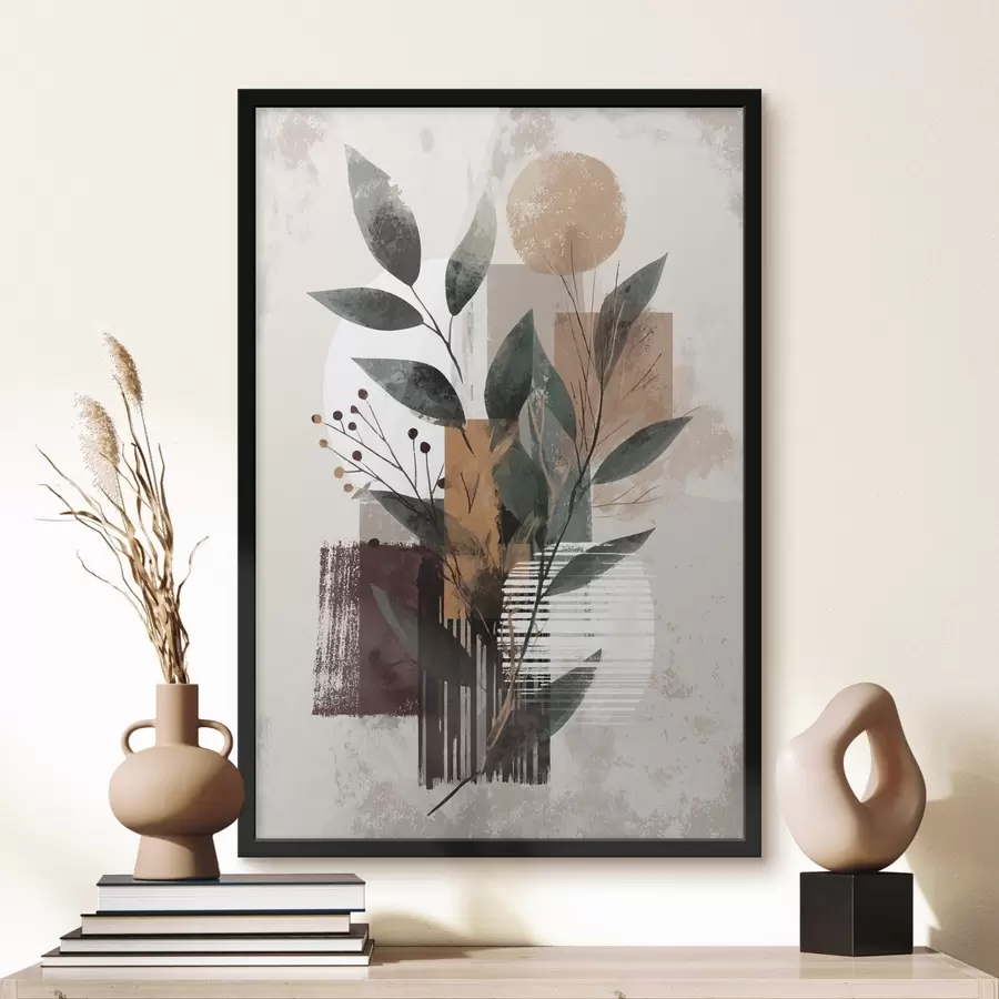 Fototapete Blattabstraktion f46393