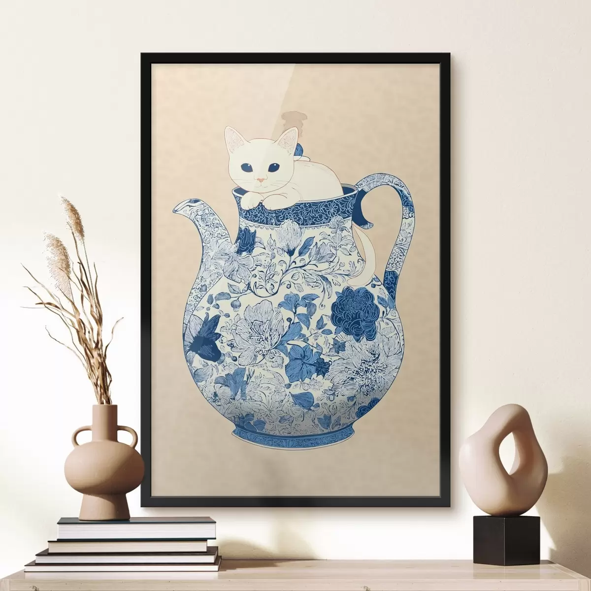 Poster Katze im Krug f46432