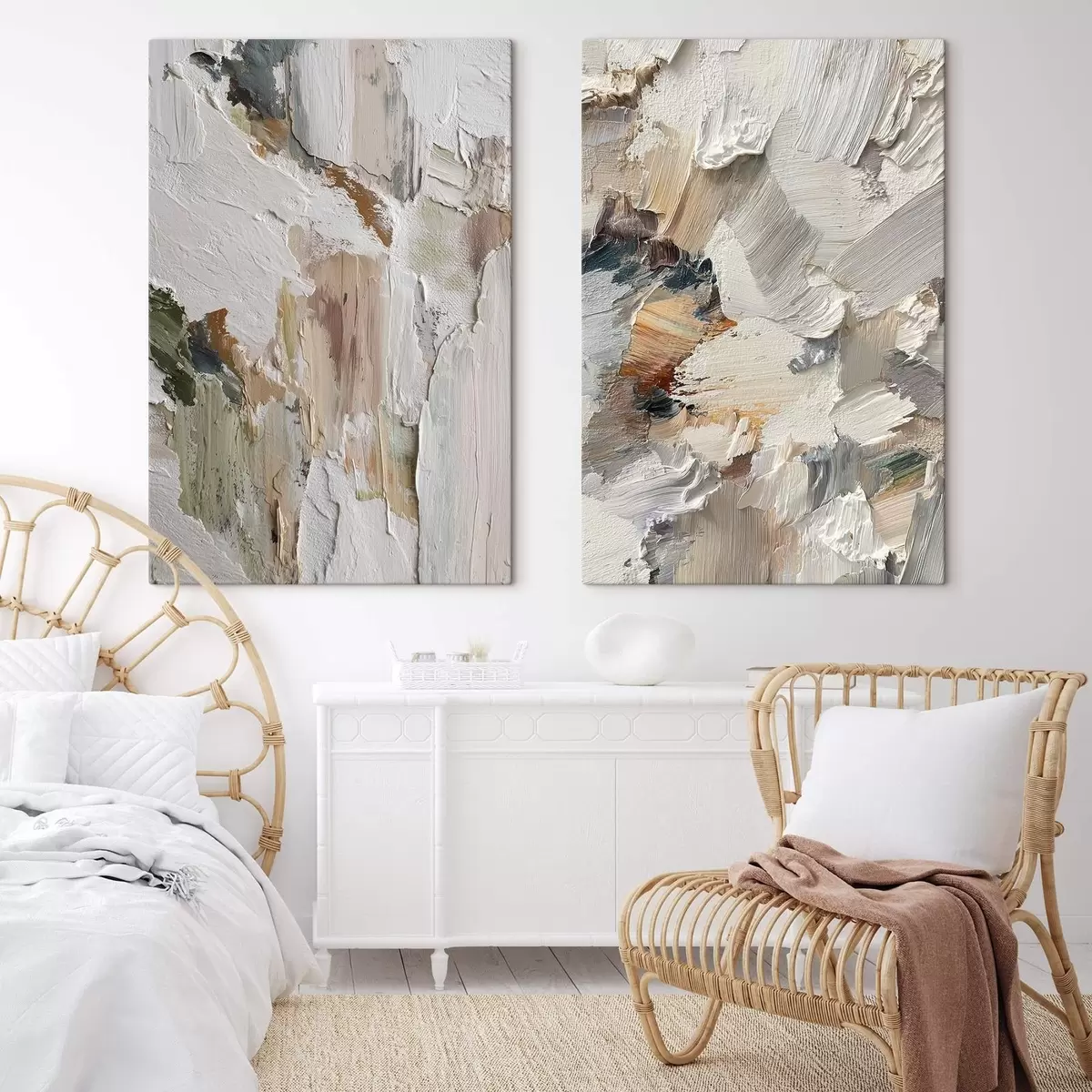 Wandbilder Abstrakte Impasto-Textur m00916