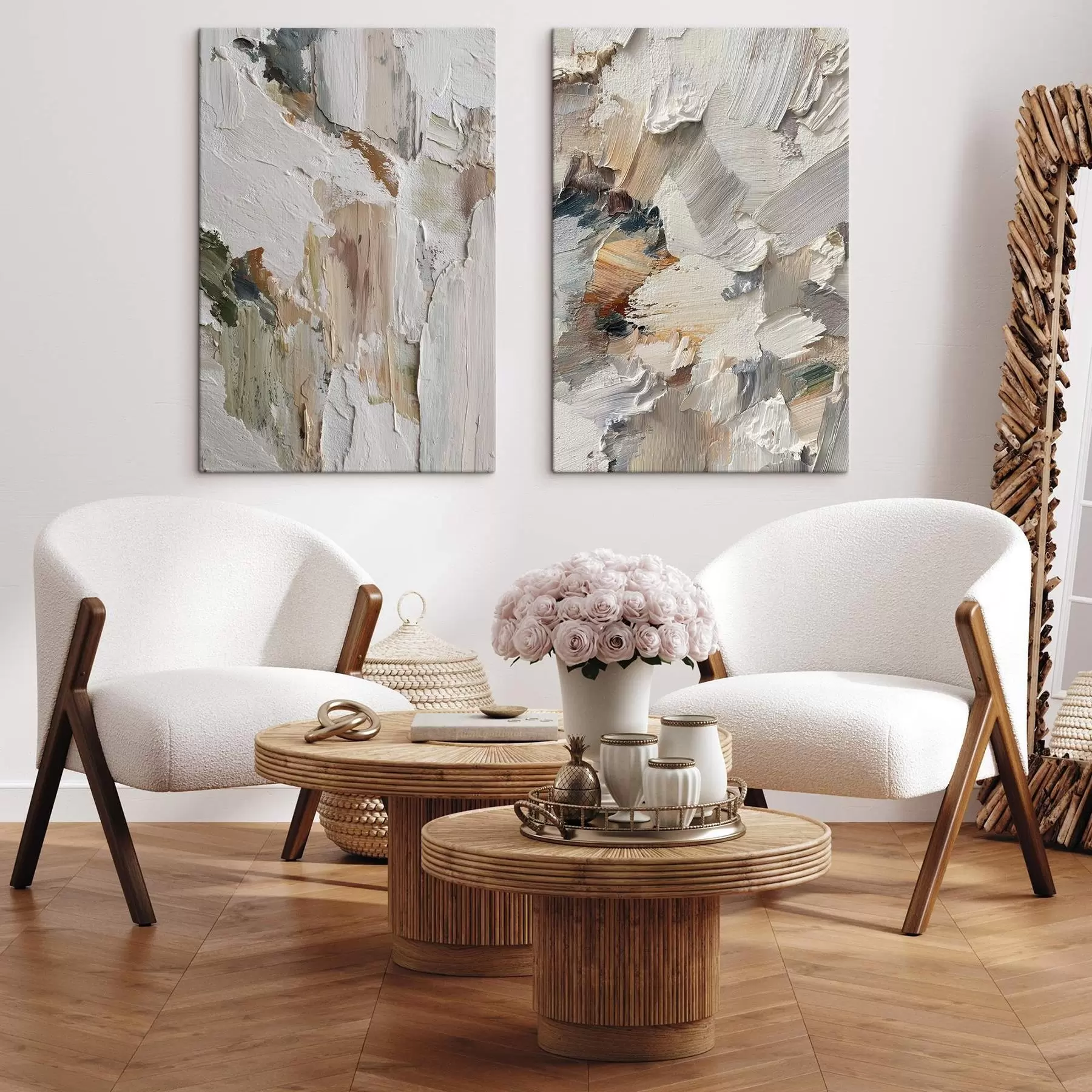 Wandbilder Abstrakte Impasto-Textur m00916