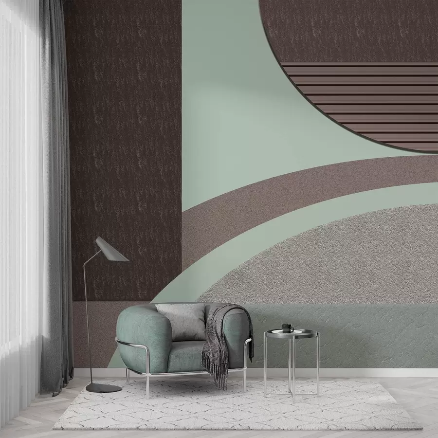 Fototapete abstrakte strukturierte Geometrie w04631