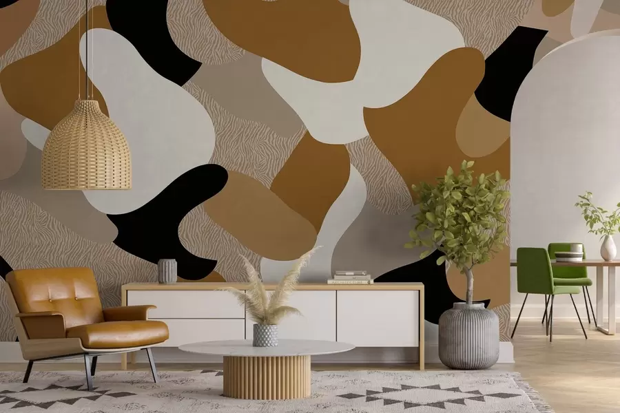 Fototapete abstrakte Formen und Texturen w04629