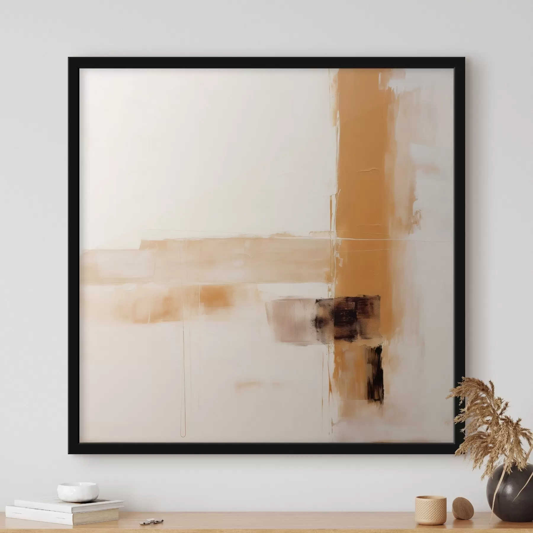 Fototapete Orange und braune Abstraktion f46307