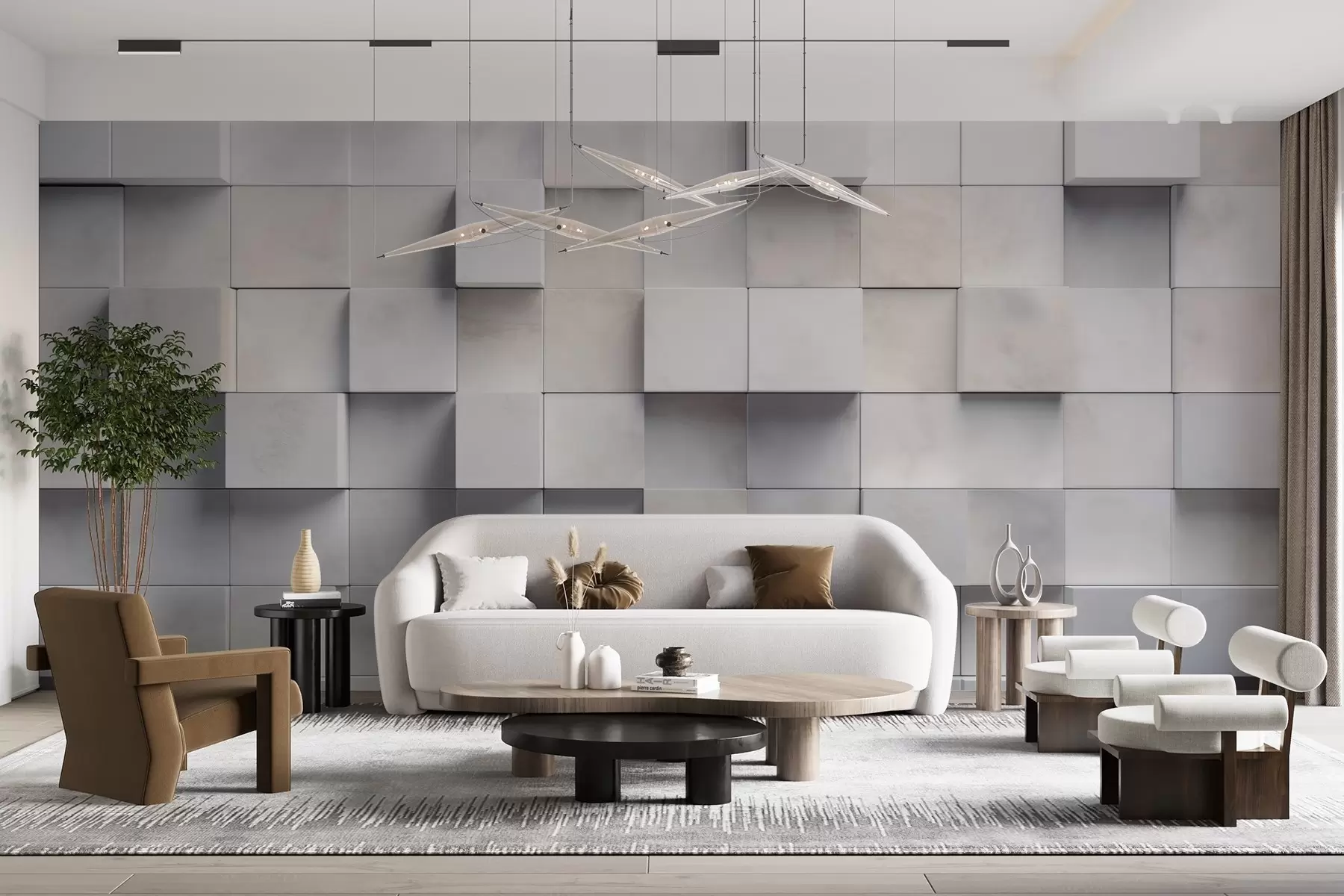 Fototapete Quadratische Blöcke w04806