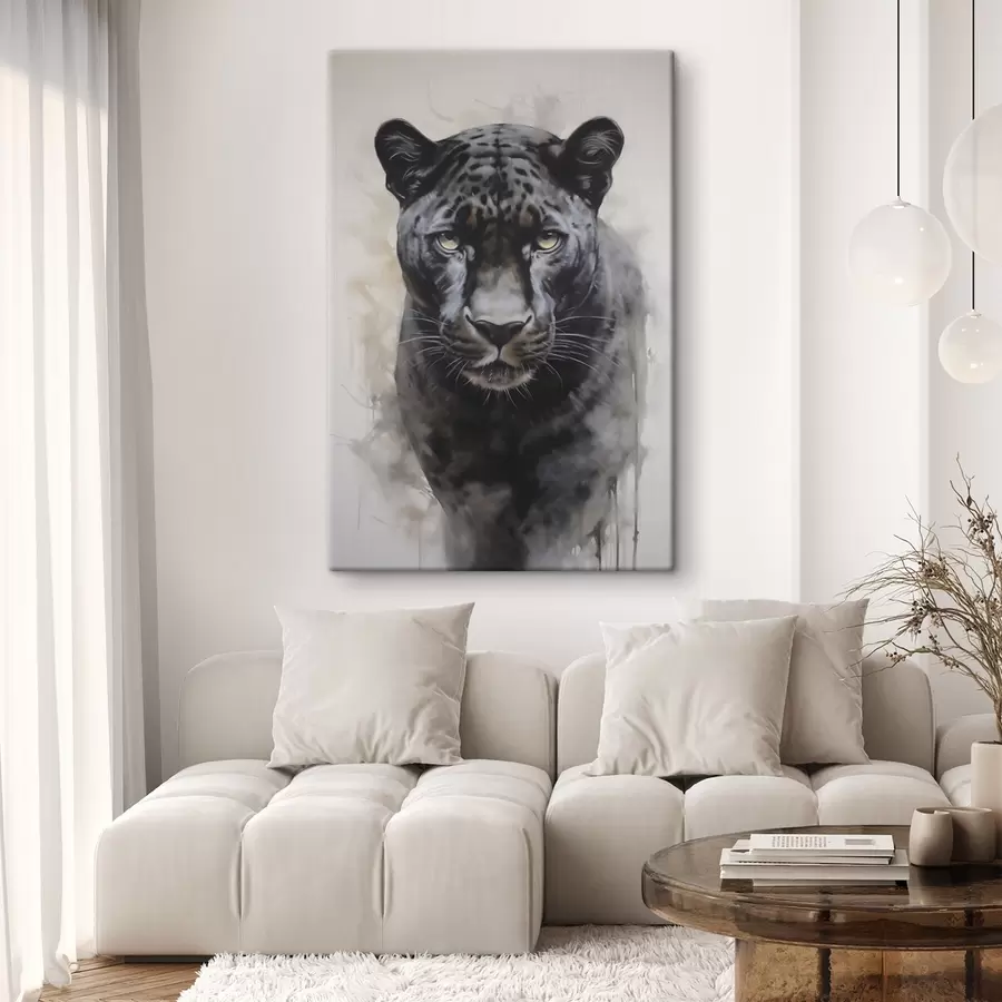 Wandbilder Panther-Imitationsmalerei s46433