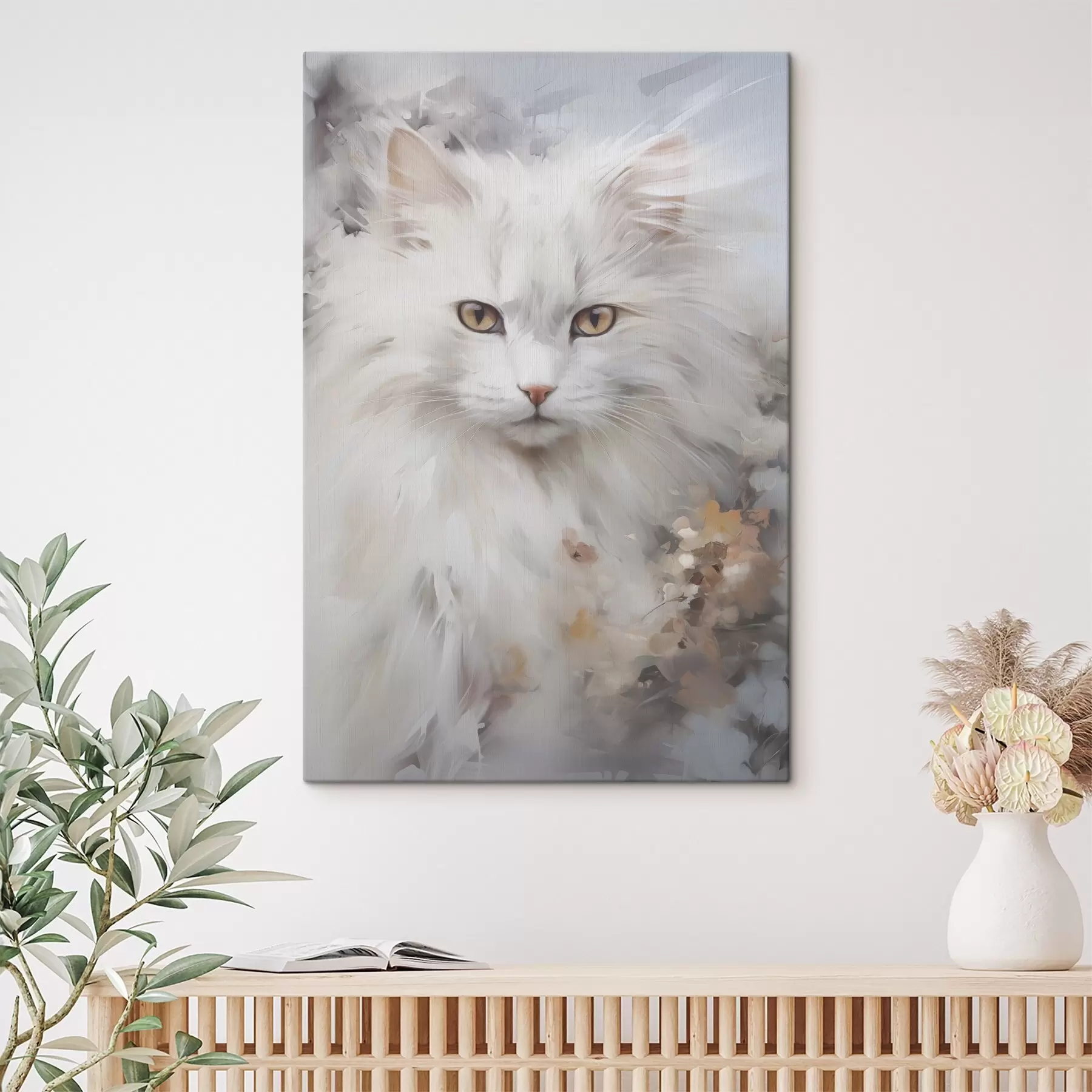 Wandbilder Flauschige Katze s46443
