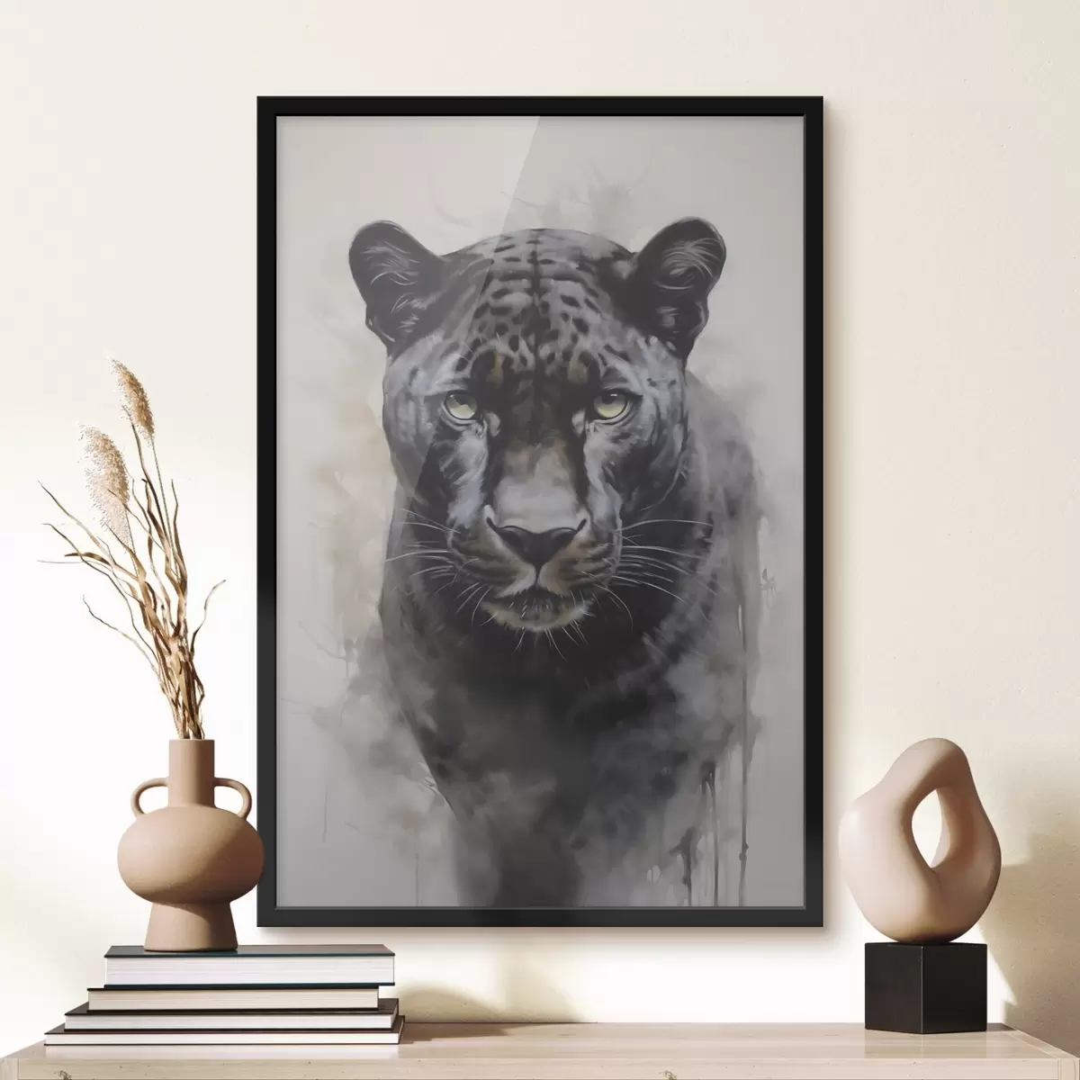 Poster Panther-Imitationsmalerei f46433