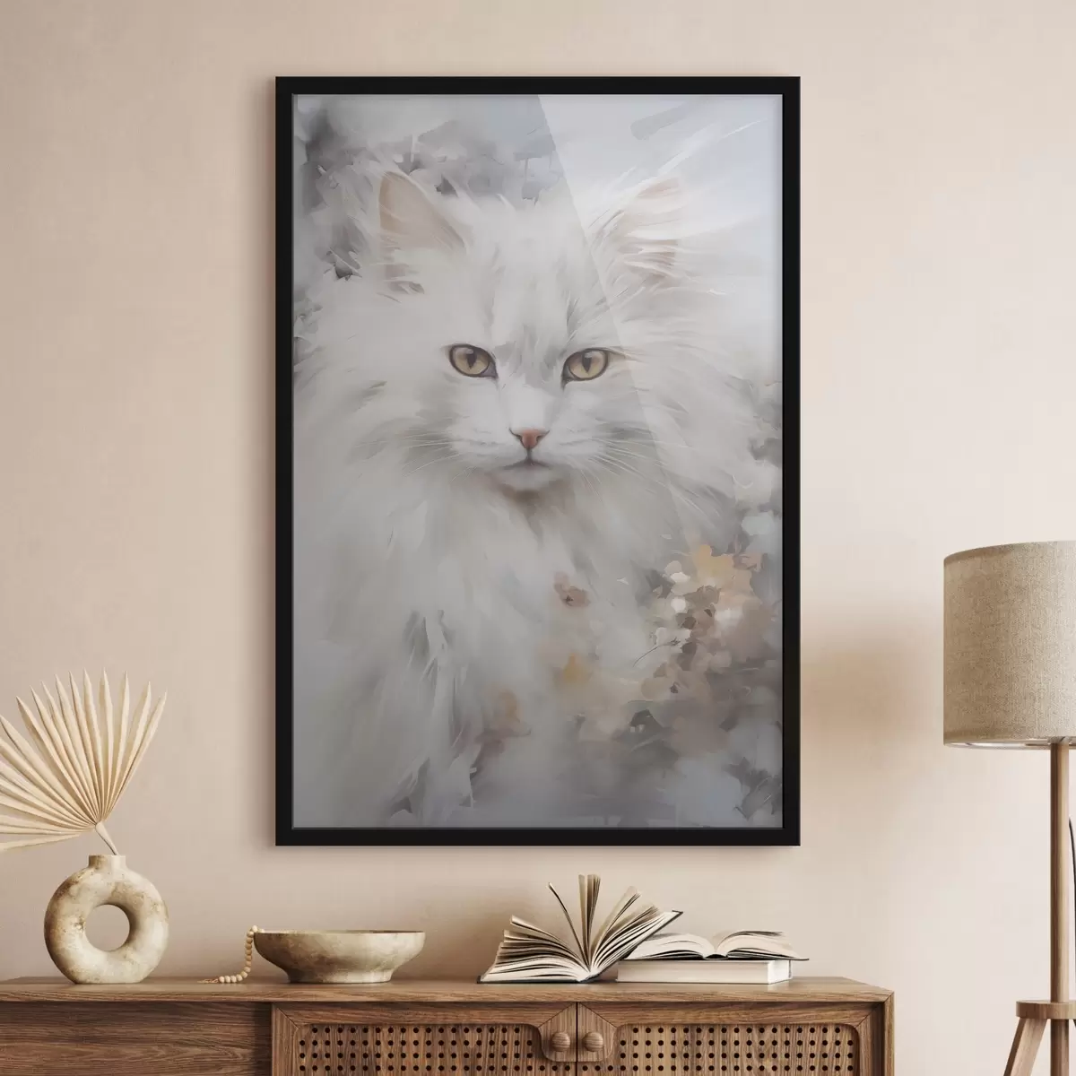 Poster Flauschige Katze f46443