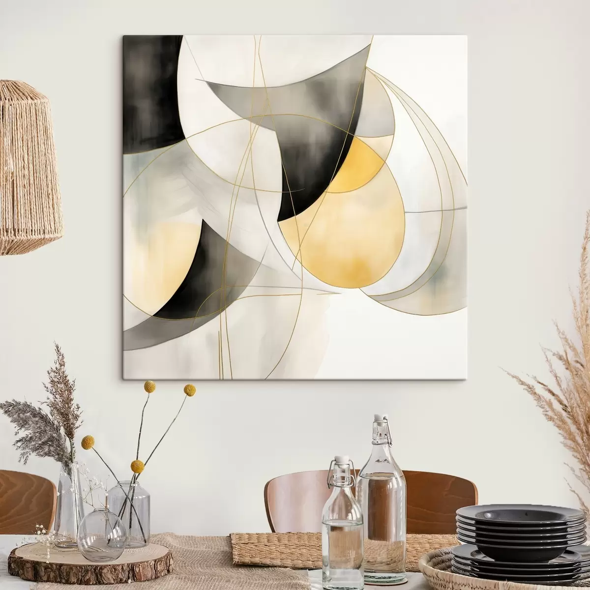 Wandbilder Geometrische Abstraktion im modernen Stil s46328