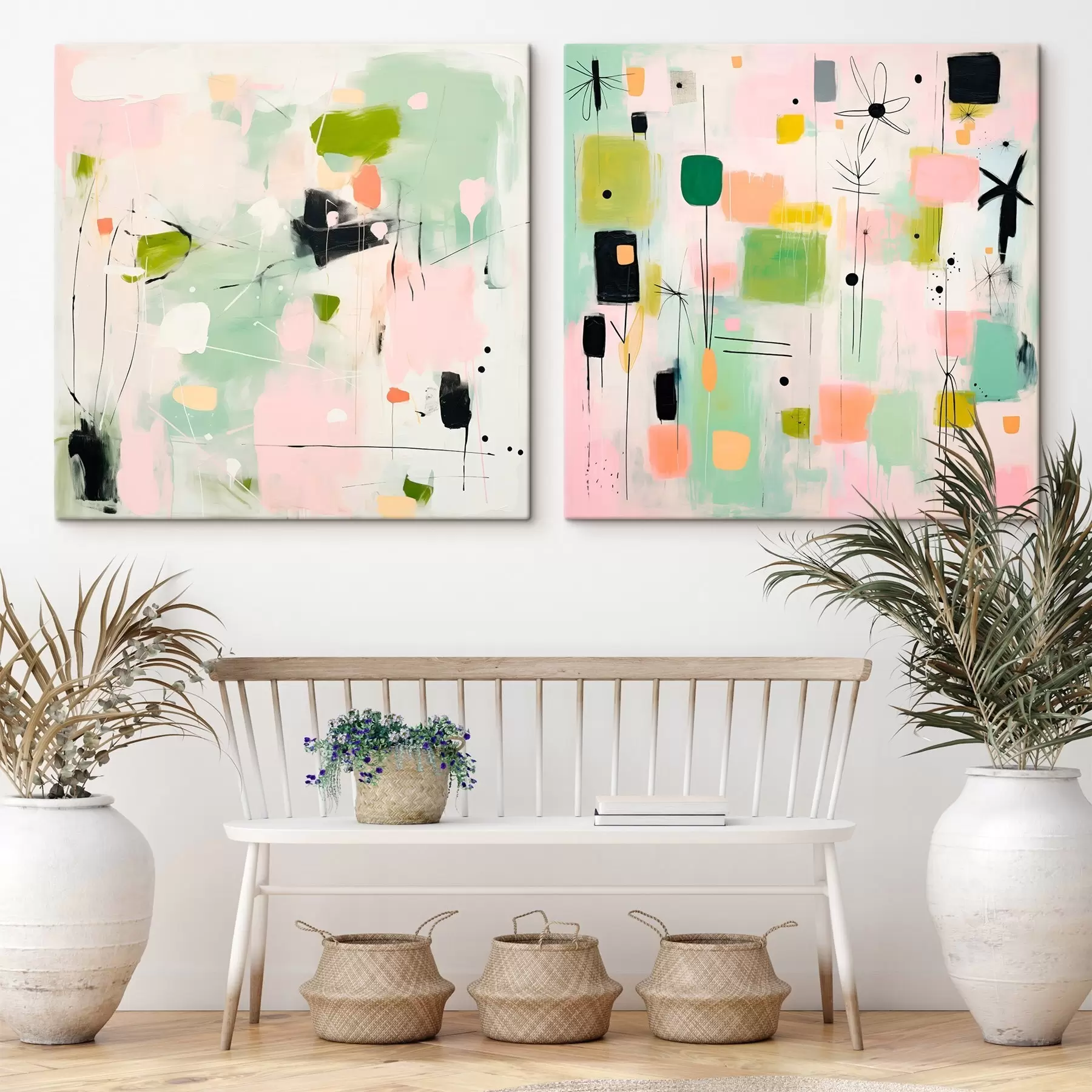 Wandbilder Blumenmotive im modernen Stil m00900