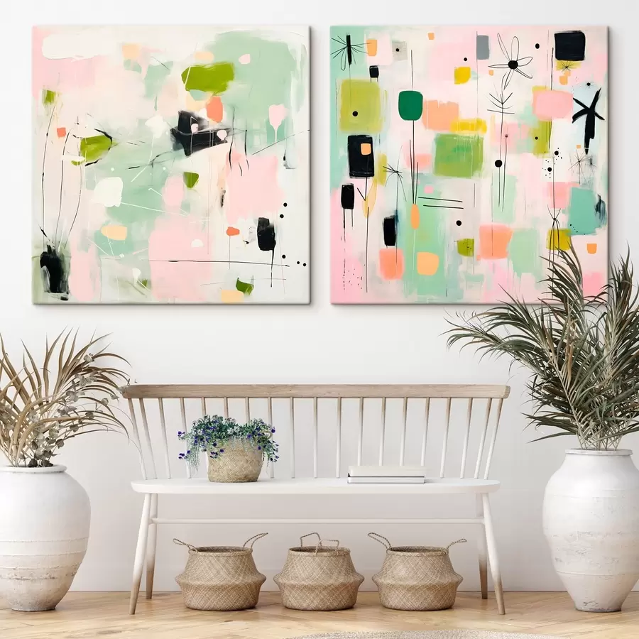 Wandbilder Blumenmotive im modernen Stil m00900