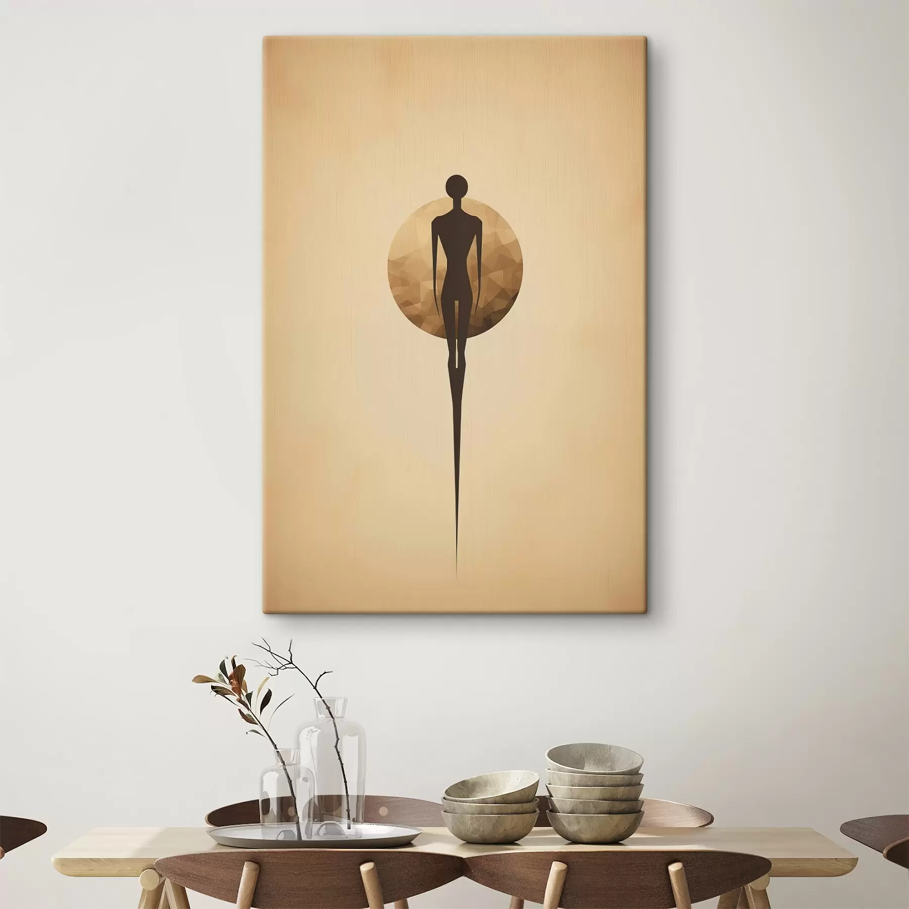 Wandbilder Abstrakte Silhouette s46356