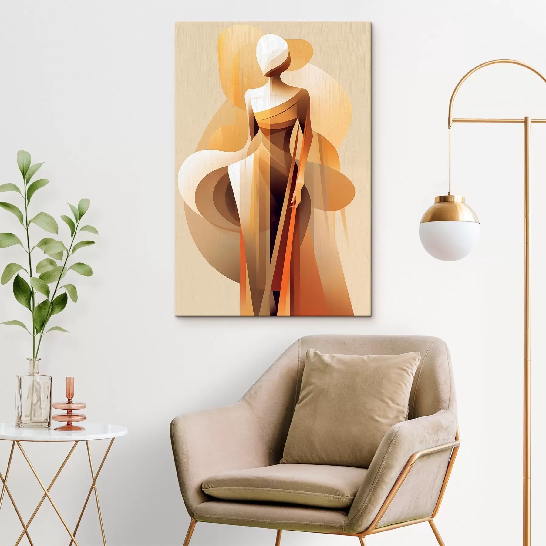 Wandbilder Abstrakte Silhouette s46357