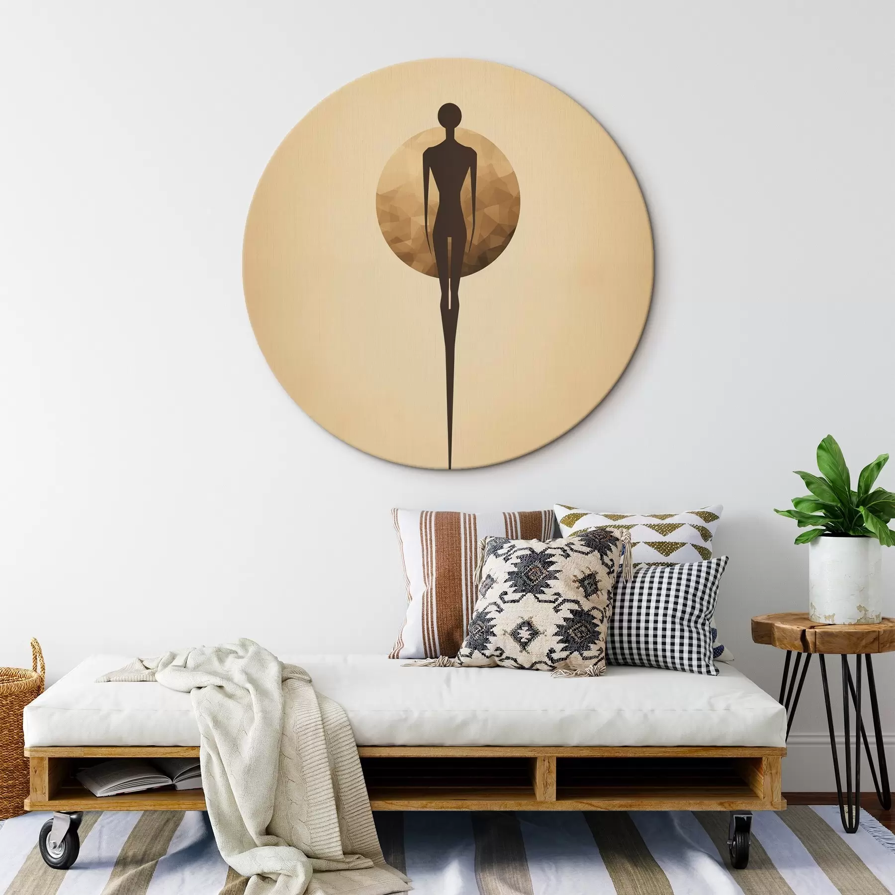 Wandbilder Abstrakte Silhouette r46356