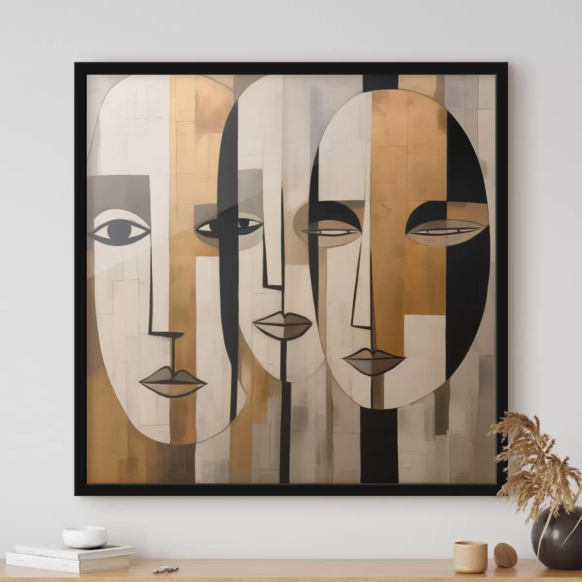 Poster Abstrakte Gesichter f46452