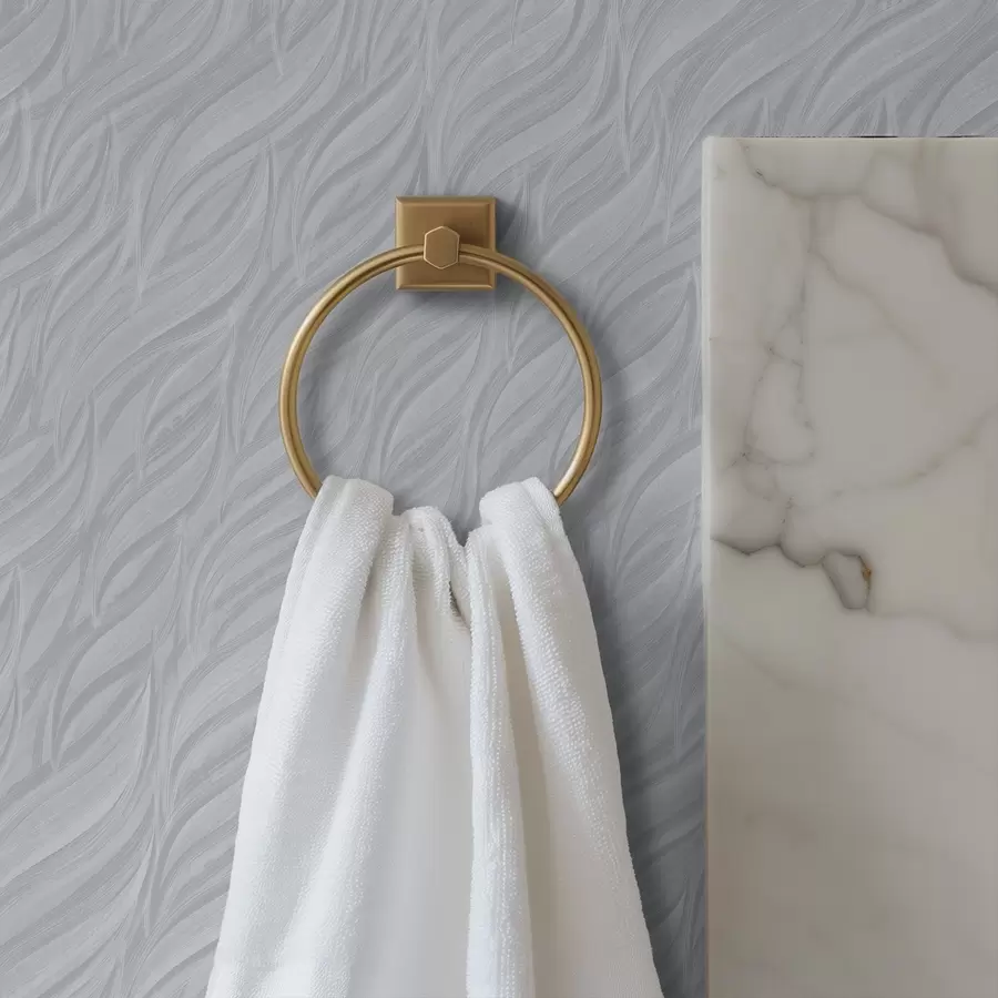 Fototapete Strukturierte Pinselwellen, kühles Blaugrau a00688v3