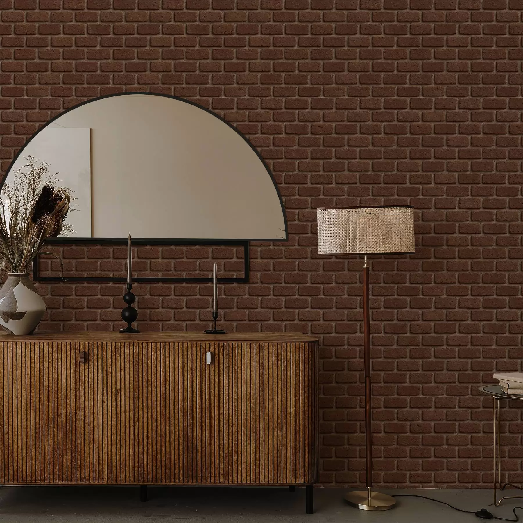 Fototapete Rustikale braune Ziegelstruktur a00879