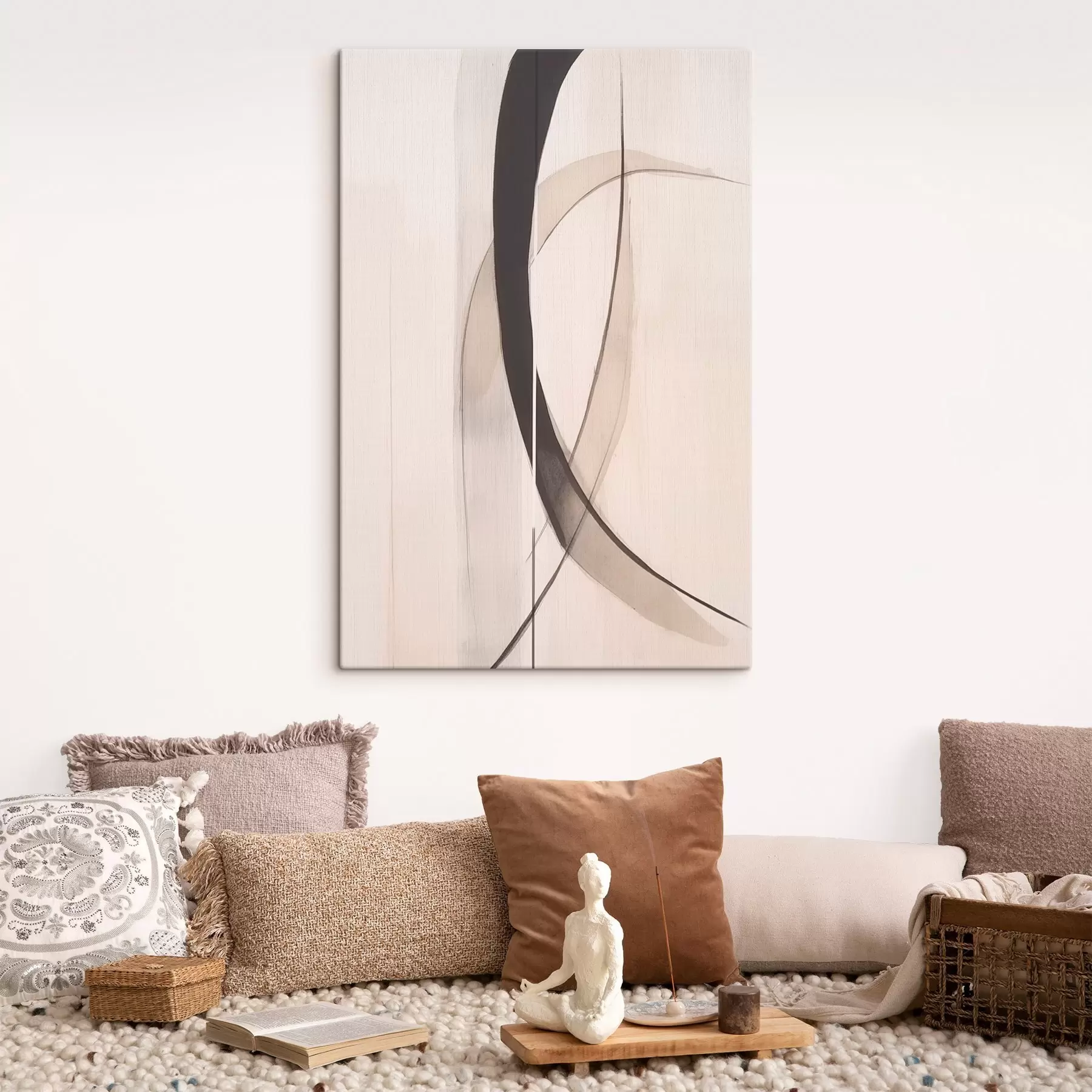 Wandbilder Elegante Kalligraphie. Abstraktion s46468