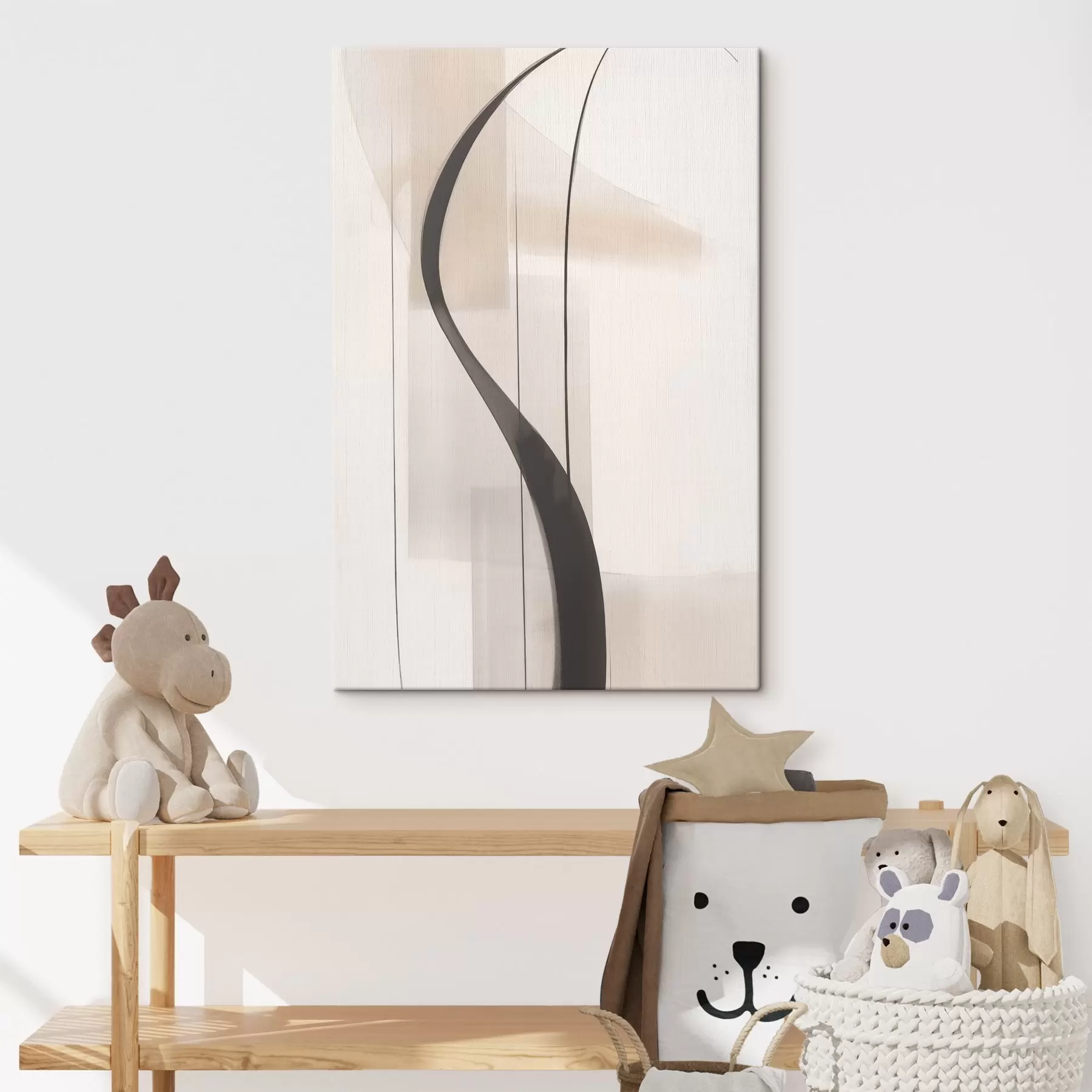 Wandbilder Elegante Kalligraphie. Abstraktion s46469