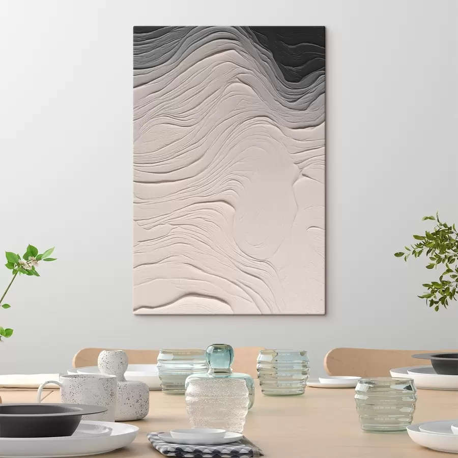 Wandbilder Wellig strukturiert s46474