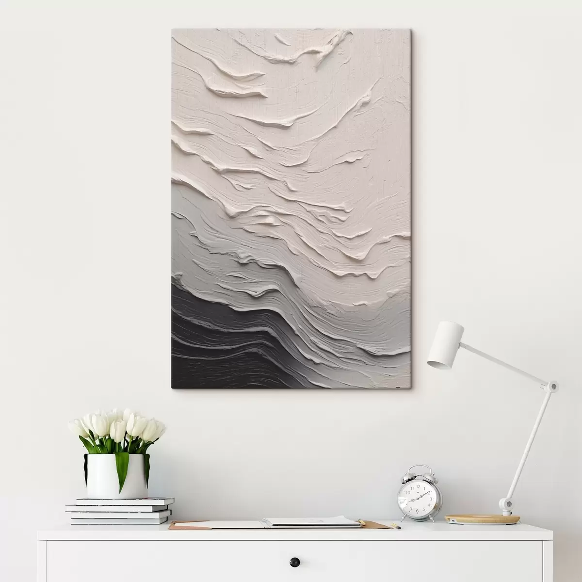 Wandbilder Wellig strukturiert s46475