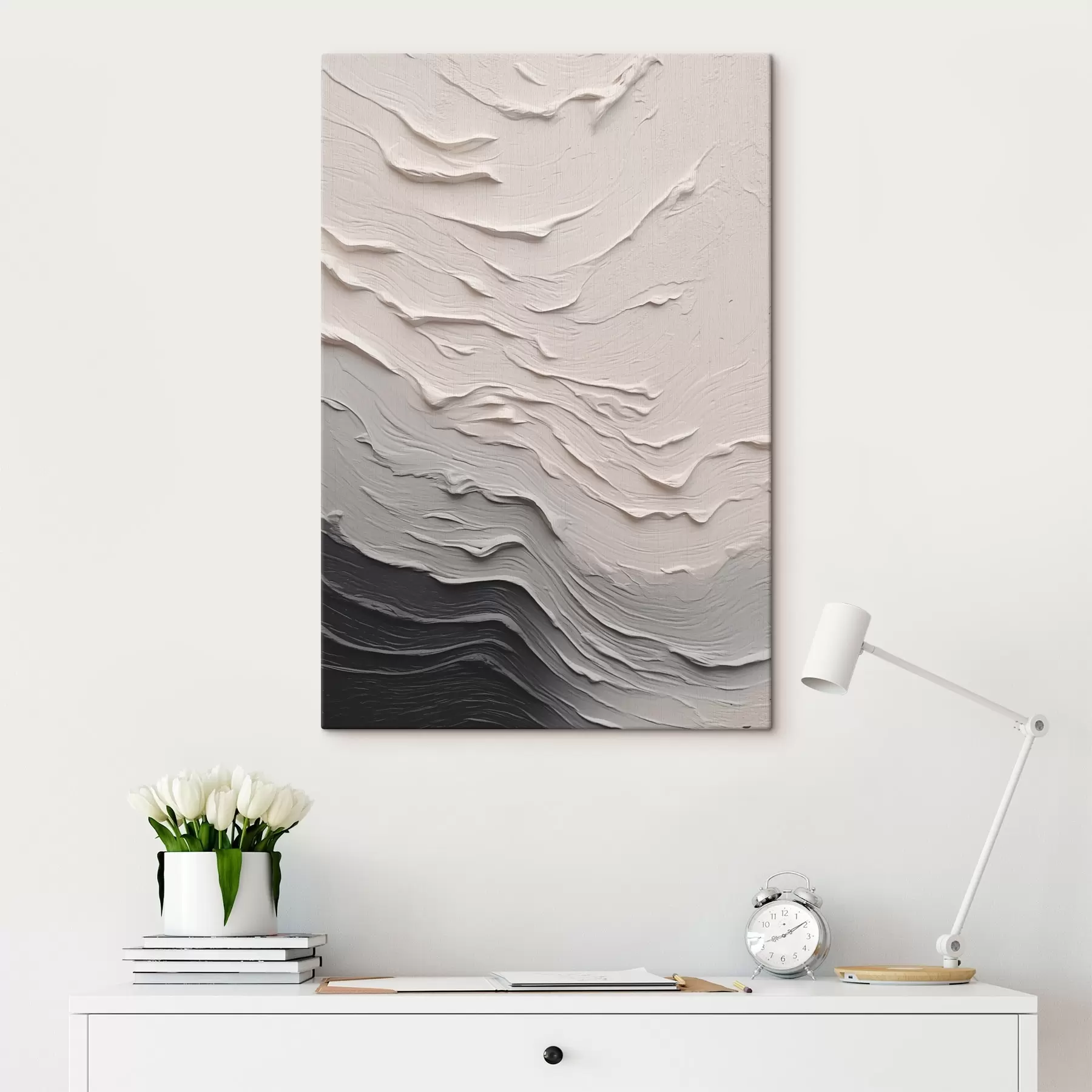 Wandbilder Wellig strukturiert s46475