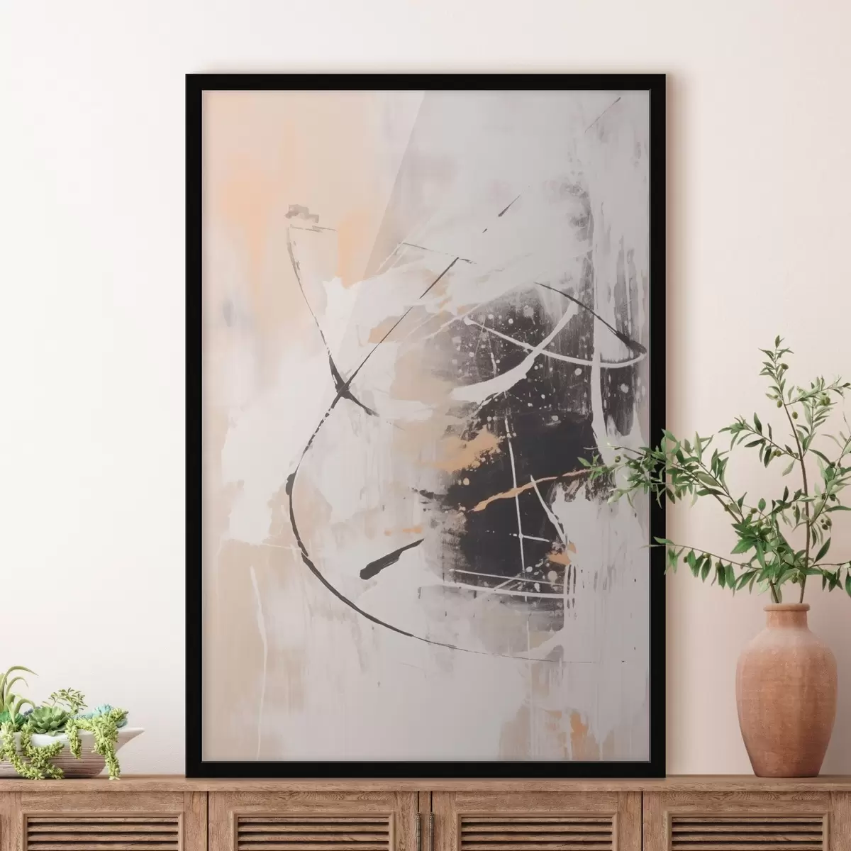 Poster Kontrastreicher Expressionismus f46557