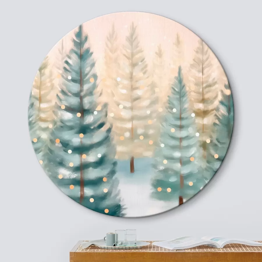 Wandbilder Weihnachtswald r46456