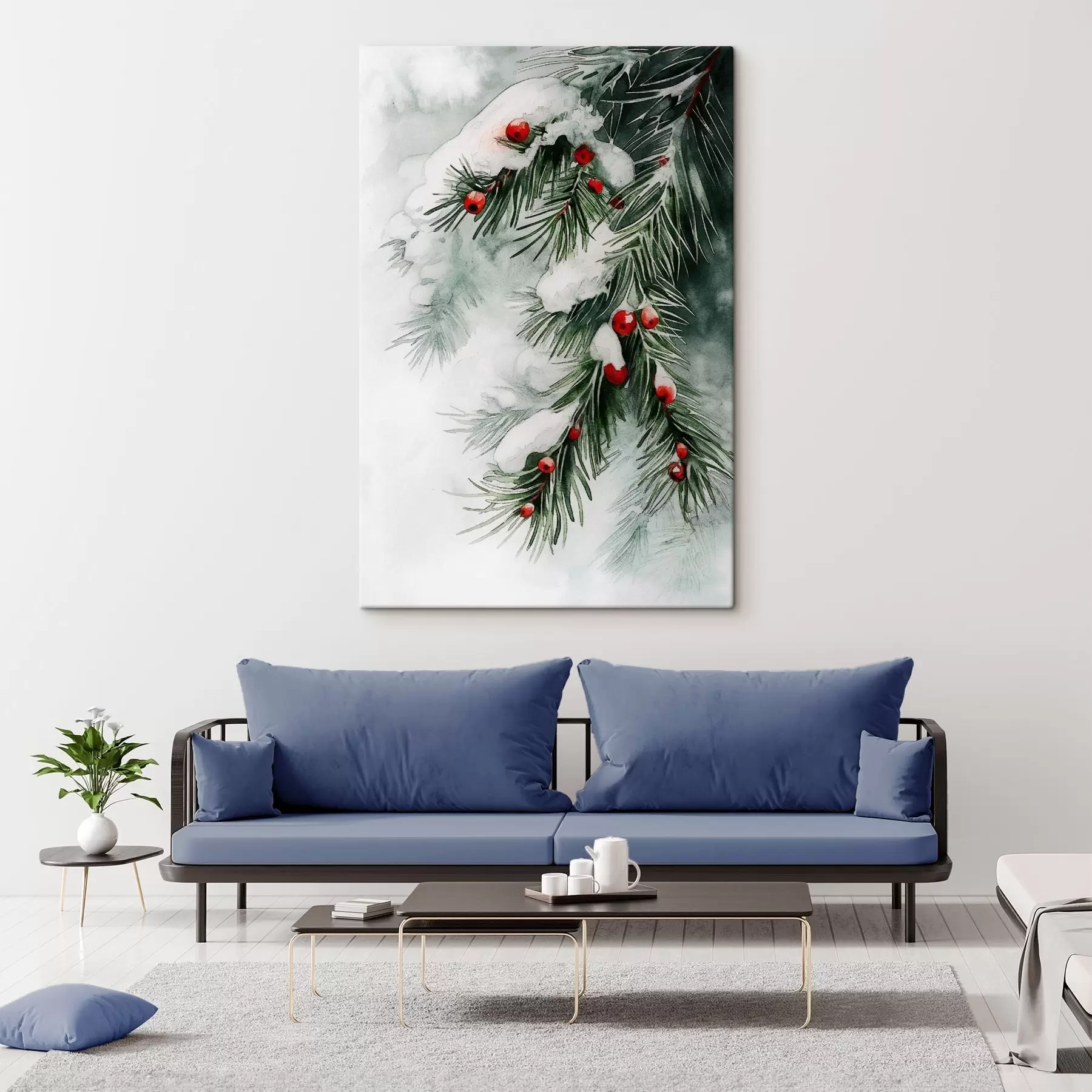 Wandbilder Winterzweige s46584