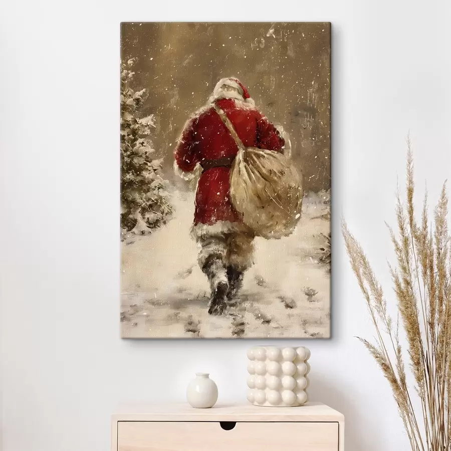 Wandbilder Weihnachtsmann s46590