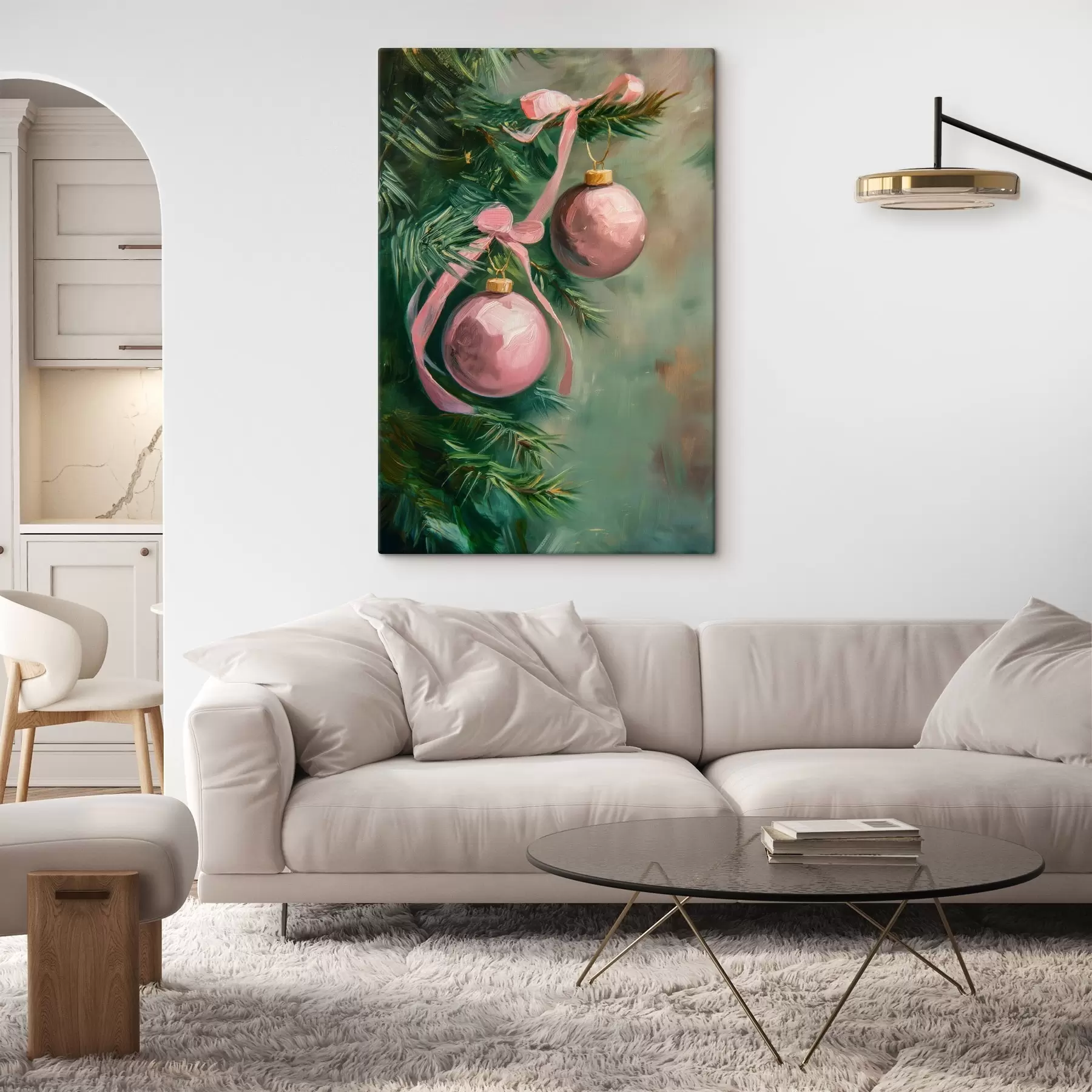 Wandbilder Weihnachtsbaumschmuck s46598