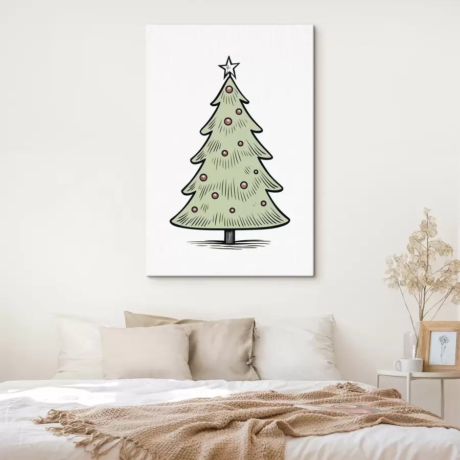 Wandbilder Weihnachtsbaum s46616