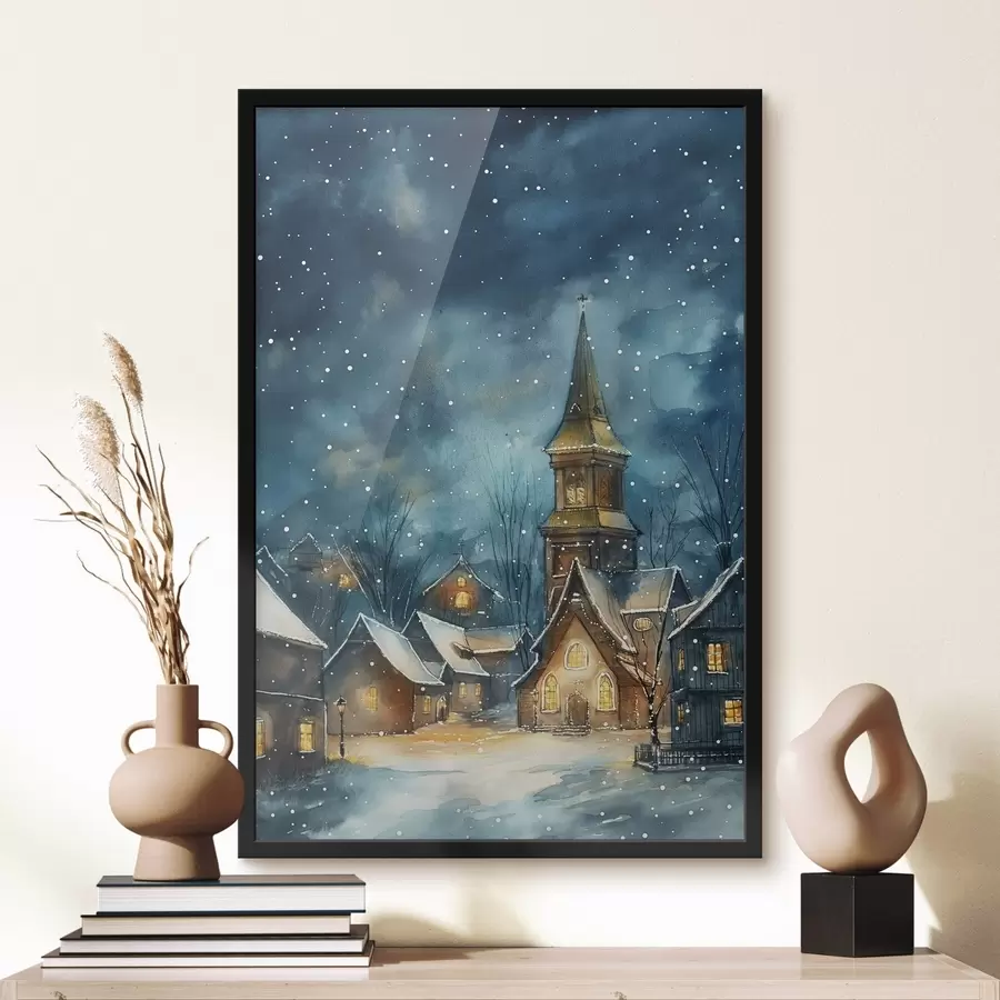 Fototapete Winterstraße f46599